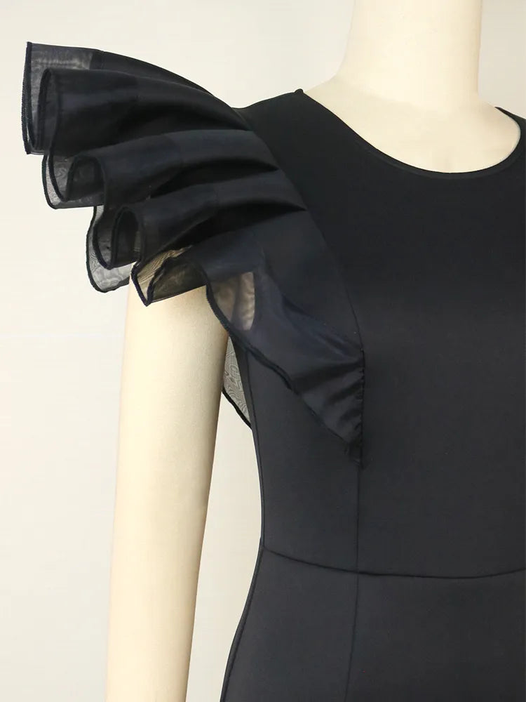 Elegant Black Royale Dress