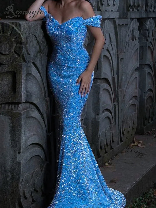 Dazzling Blue Royale Gown