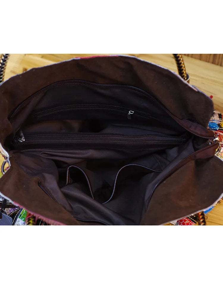 Leather Patchwork Royale Bag