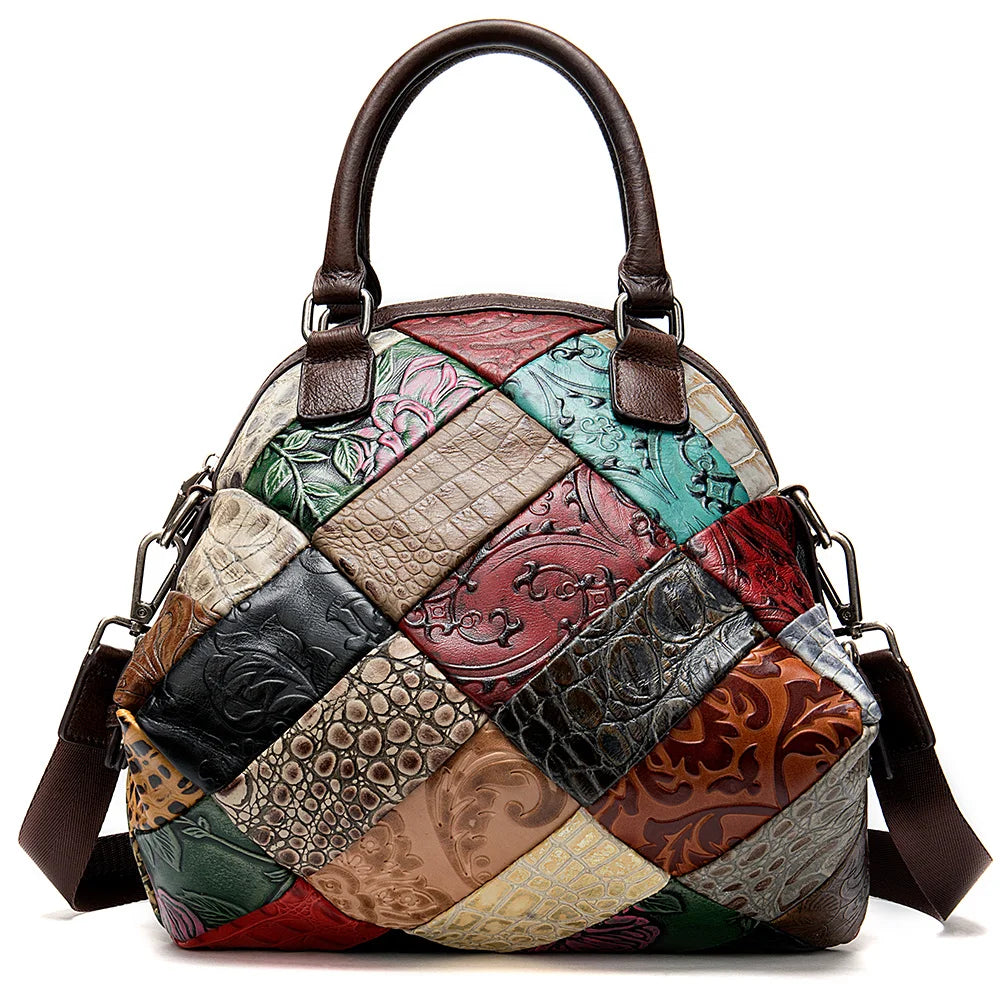 Leather Patchwork Bag
