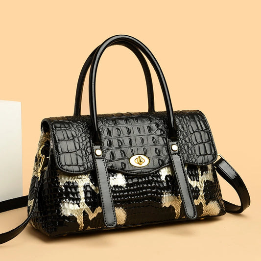 Luxury Designer Patch Handbag