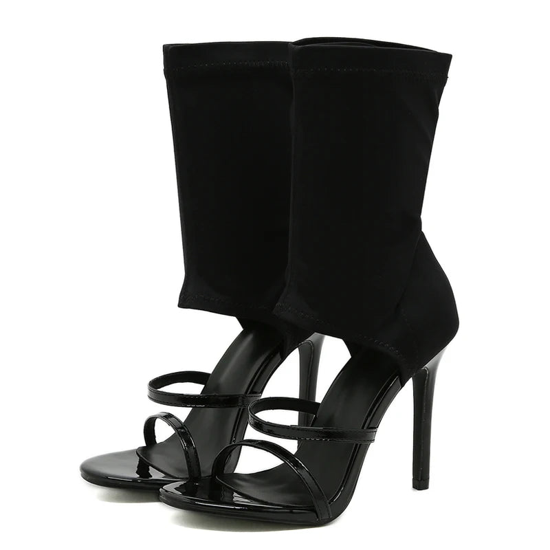Hot! Open-Toe Boujee Boot Sandals