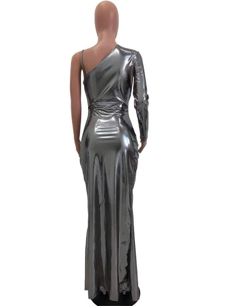 Royale Metallic Slay Dress