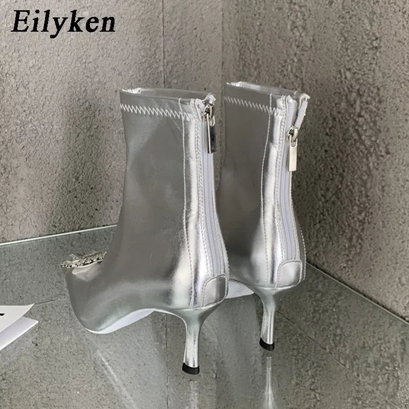 Crystal Buckle Royale Boots