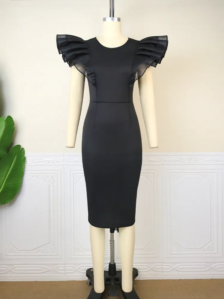 Elegant Black Royale Dress